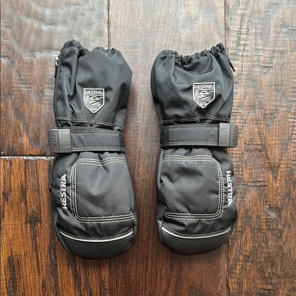 Hestra Black Winter Mittens